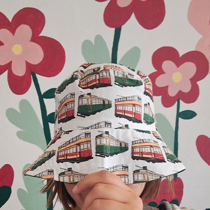 Adult bucket hat, MOTAT trams