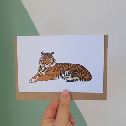 Sumatran tiger gift card