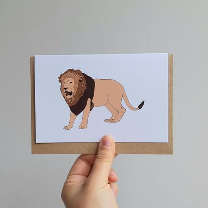 Lion gift card