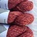 ‘Poppy’ NZ wool and silk handspun yarn