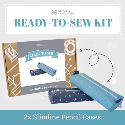 DIY / Ready-To-Sew Kit (Slimline Pencil Case)