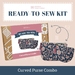 Ready-To-Sew Kit (Curved Zipped Purses)