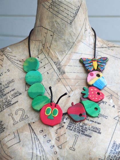 Storytime Caterpillar Necklace