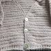 Merino Crochet Cardigan 0-6 months