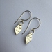 Sterling Silver Leaf Earrings 