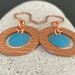 Fantail & Co Copper & Enamel Earrings - [#512]