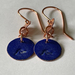 Fantail & Co Copper & Enamel Earrings - [#514]