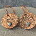 Fantail & Co Copper & Silver Heart Earrings - [#521]