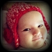 Sweet'n'Snug Newborn Baby Girl Rose Earflap Hat in Double Yarn Soft 100% Acrylic Yarn