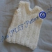 PDF PATTERN ONLY Knitted Unisex Baby Ribbed V-Neck Singlet Pattern