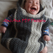 PDF PATTERN ONLY - Ami Ana Baby/Toddler Boy Crochet Hooded Poncho Pattern (Unisex) 