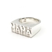 MĀMĀ Signet Ring in Sterling Silver. Silver māmā ring. Mama Ring