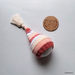 Shades of Apricot Tassel Hat (Acrylic) - Newborn