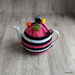 Licorice Allsorts Tea Cosy - Pink (Small)