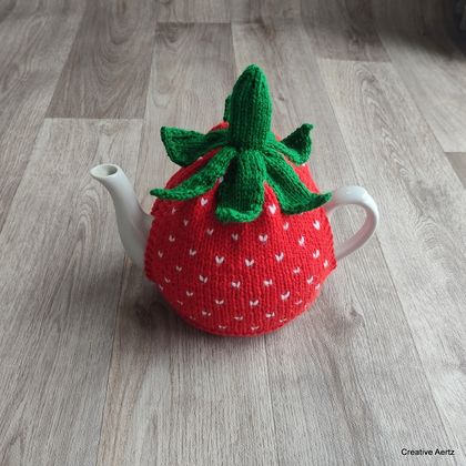 Strawberry Tea Cosy (Small)