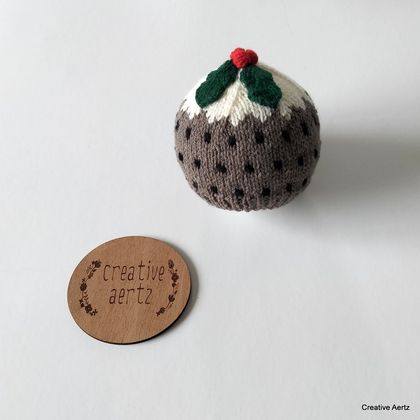 Christmas Pudding Hat (Marbled Brown) - (Made to Order in your Choice of Size)