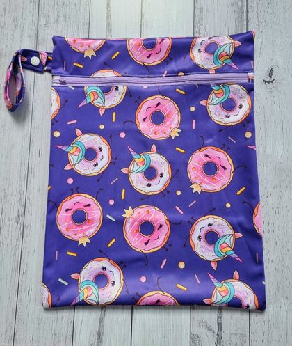 Unicorn Donuts Wet bag / Swim Bag