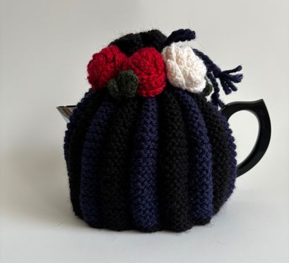 NZ Native Bird Inspired - Pukeko - Tea Cosy - Hand Knitted - Hand Crocheted - MelissaM