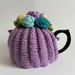 Retro Style Tea Cosy - Hand Knitted - Hand Crocheted