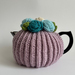 Retro Style Tea Cosy - Hand Knitted - Hand Crocheted