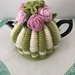Retro Style Tea Cosy - Hand Knitted - Hand Crocheted - MelissaM