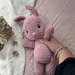 Crochet Bunny Rabbit - Blush