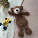 Crochet Little Bear Lovey Toy 