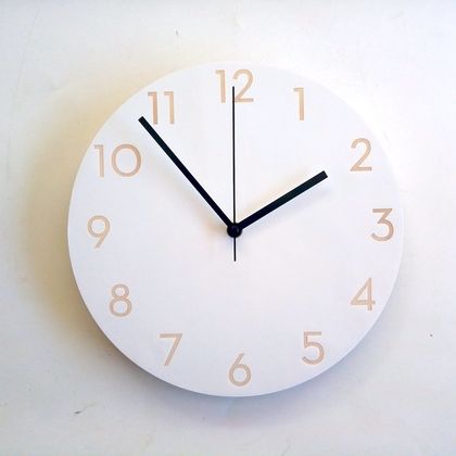 Objectify Bright Neutra Wall Clock - Medium Size