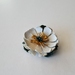 Mount Cook Lily Leather Brooch