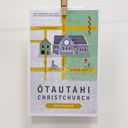Ōtautahi Postcard – Shands Emporium