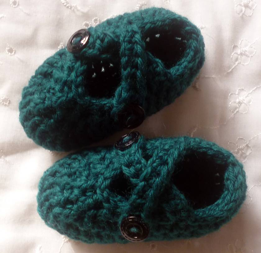 Crochet mary jane online slippers