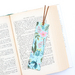 Fabric Bookmark - Herb Garden Mint