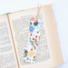 Fabric Bookmark - Strawberry Fields Cream