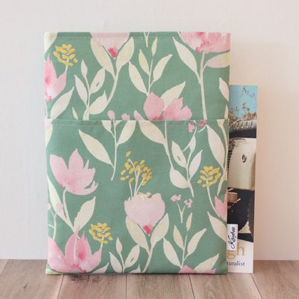 Large Book Bag - Wild Flowers 