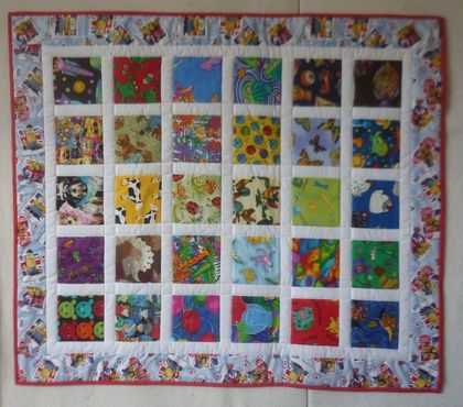 Bright Baby Quilt 