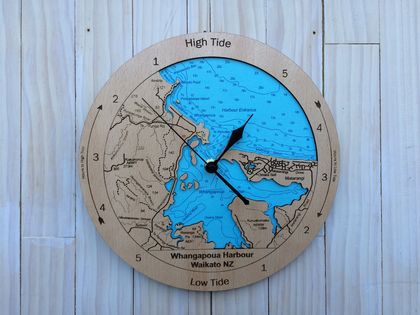 Whangapoua & Matarangi design Tide Clock