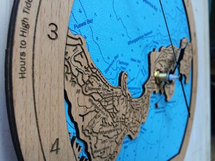 Whangaparaoa Peninsula design Tide Clock
