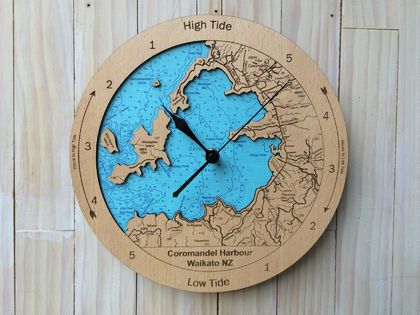 Coromandel Harbour design Tide Clock