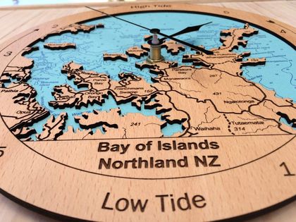 Bay of Islands design Tide Clock