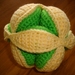 Crocheted puzzle ball