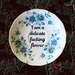 Wit-Tea Plate - I Am A Delicate Fucking Flower - Decorative Quote Plate