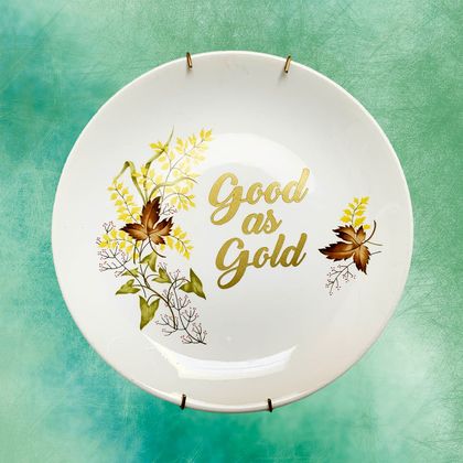 Good As Gold - Kiwi As Decorative Plate
