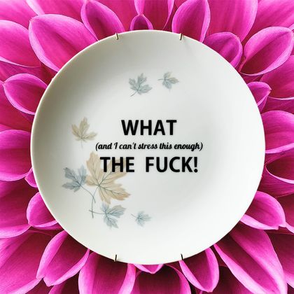 What (And I Can’t Stress This Enough) The Fuck! Decorative Plate