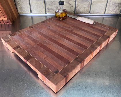 Red beech and Rimu End grain chopping board