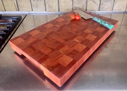 Silver Beech End grain chopping board