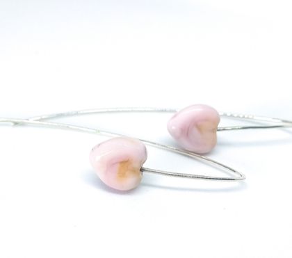 Little Pink Heart Earrings