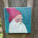Father Christmas - Acrylic - Original   - New Zealand artist Marie Pickering