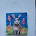 Easter rabbit - Bunny New Zealand wool needle felted picture