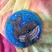 Wool whale - Needle felted