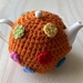 FREE Teapot with this Gorgeous Tea Cosy -  Orange with Spots